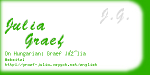 julia graef business card